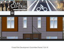 Tablet Screenshot of parkcentraldevelopment.org
